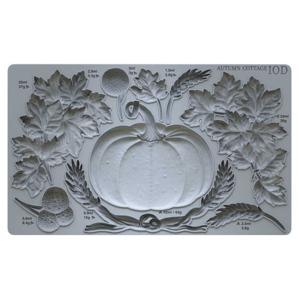 New - Autumn Cottage IOD Decor Mould