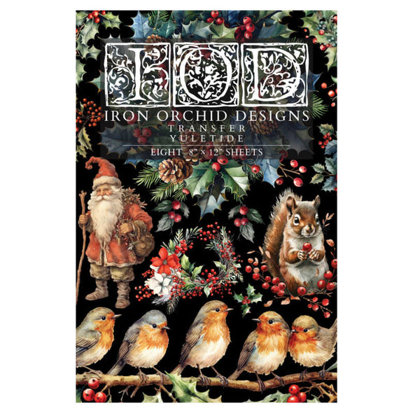 NEW - Yuletide IOD Decor Transfer