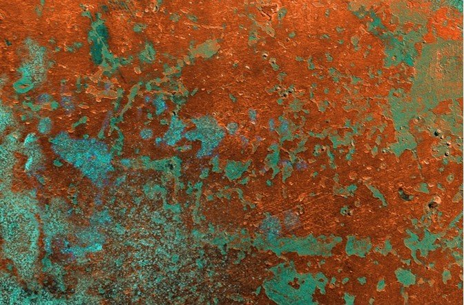 Copper Roycycled Decoupage Paper