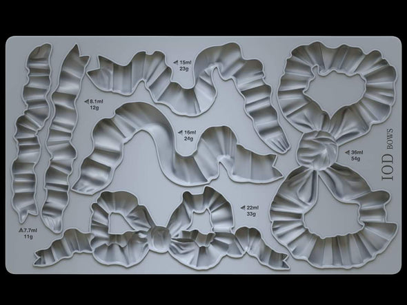 Bows IOD Decor Mould - DEJA VU BOUTIK