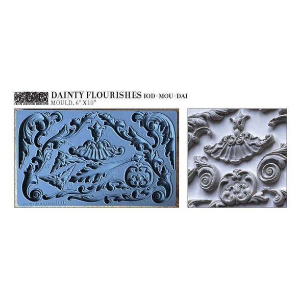 Dainty Flourishes IOD Decor Mould - DEJA VU BOUTIK