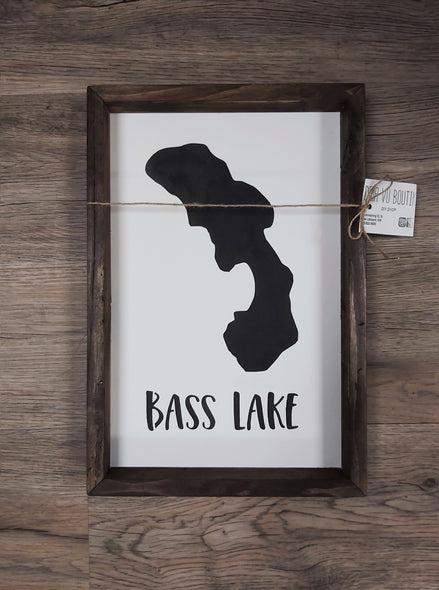 Pochoir pour le lac Bass - DEJA VU BOUTIK