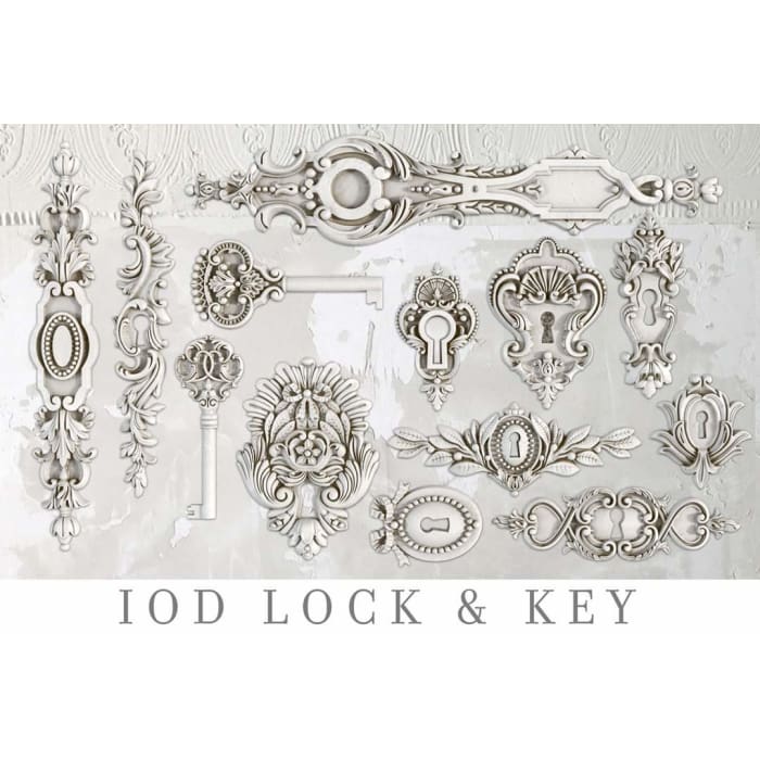 Lock and Key Decor Mould | MOULDS | $28.00